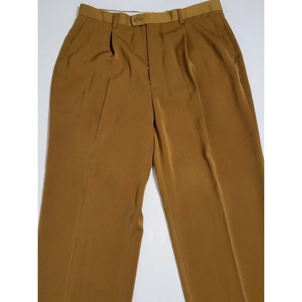 Monte Carlo Dress Pants Size Men's 38x34 Brown